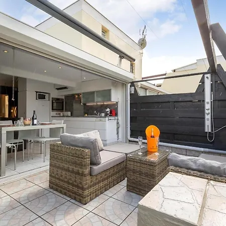 Villa Beach Club Luxe - Proche Plage - Parking - Climatisation - Village Naturiste *