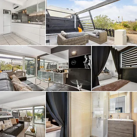 Villa Beach Club Luxe - Proche Plage - Parking - Climatisation - Village Naturiste Apartment